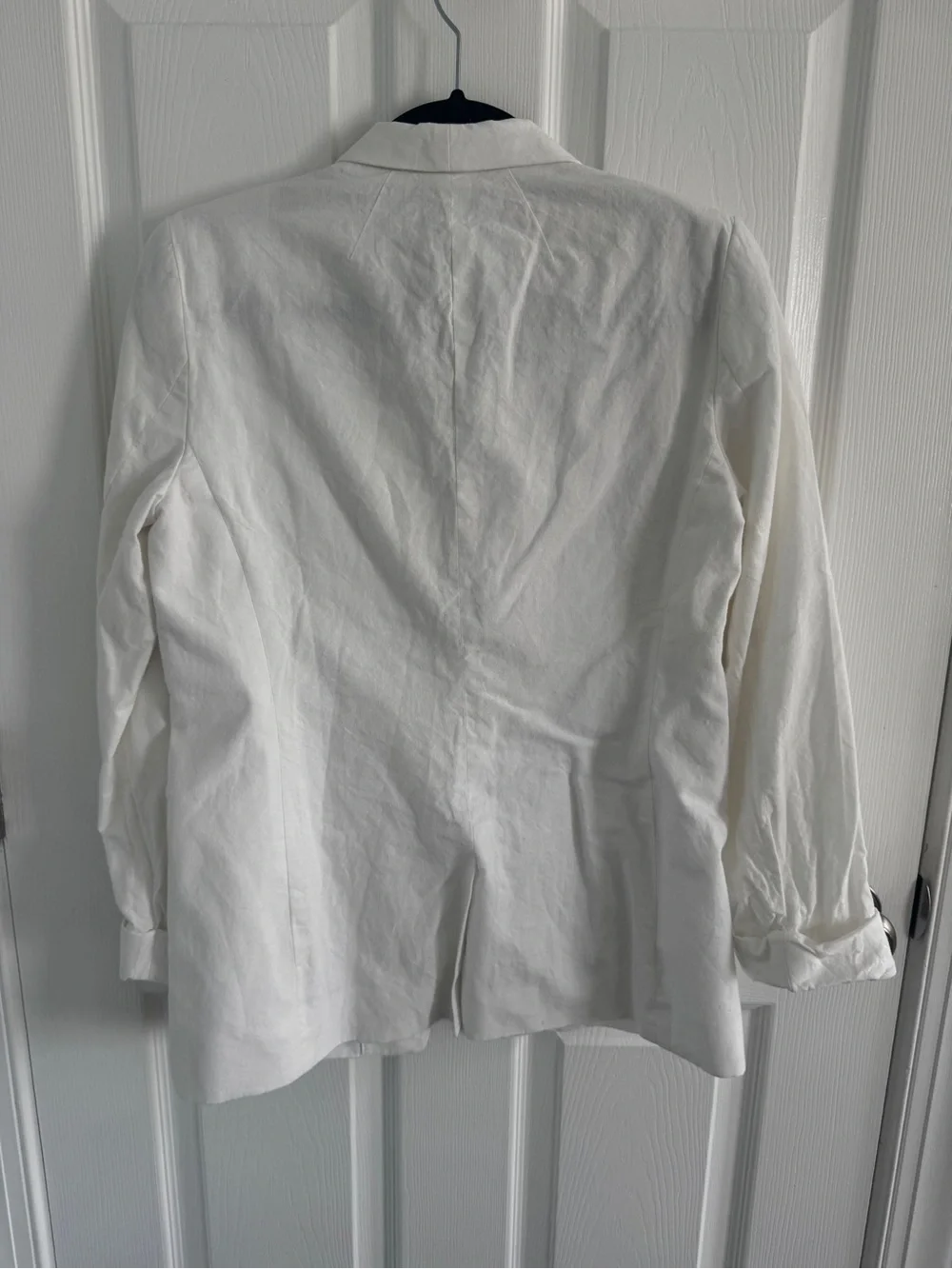 J. Crew White Linen Blazer